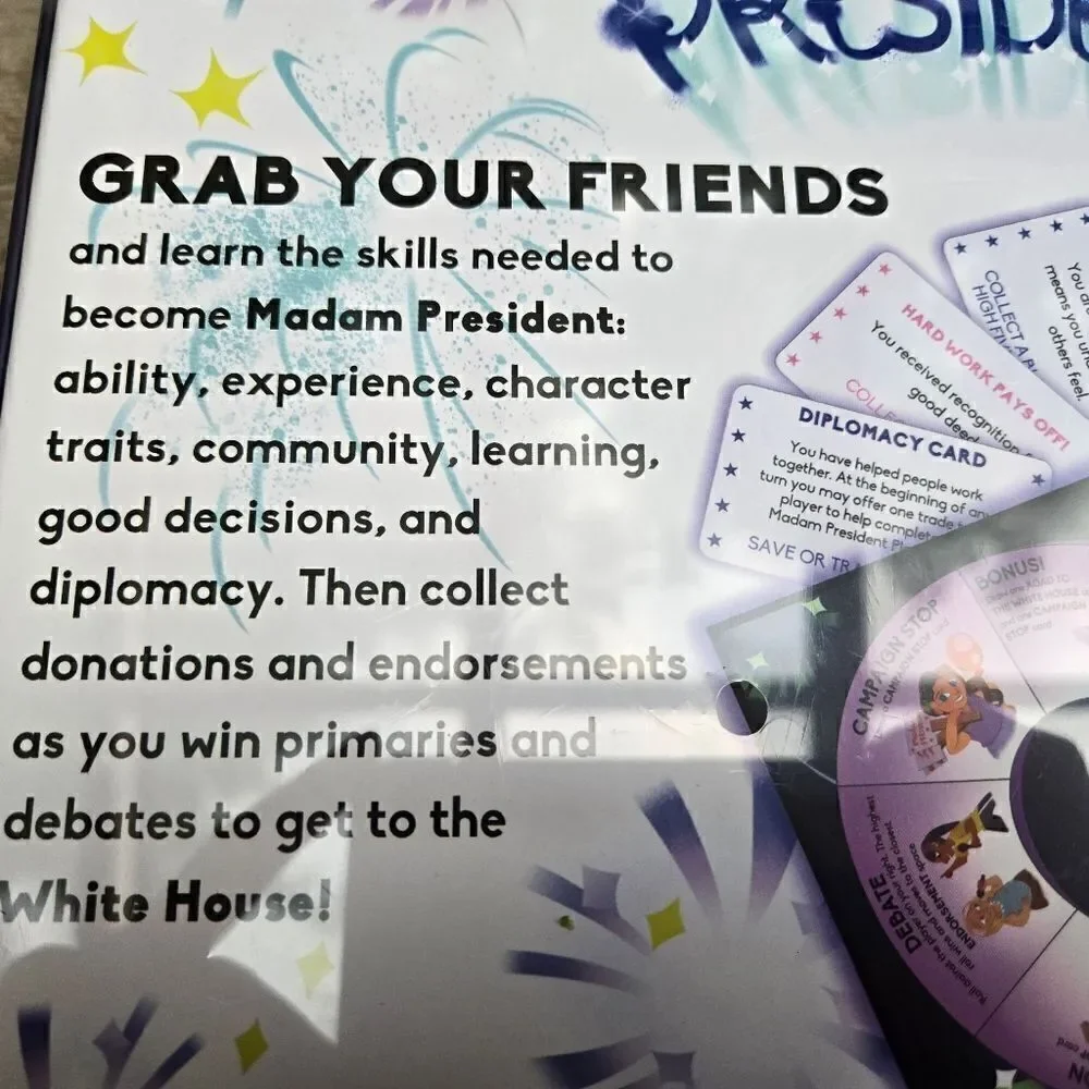 New Madam President Game - for future female leaders! Limited Inaugural Edition
